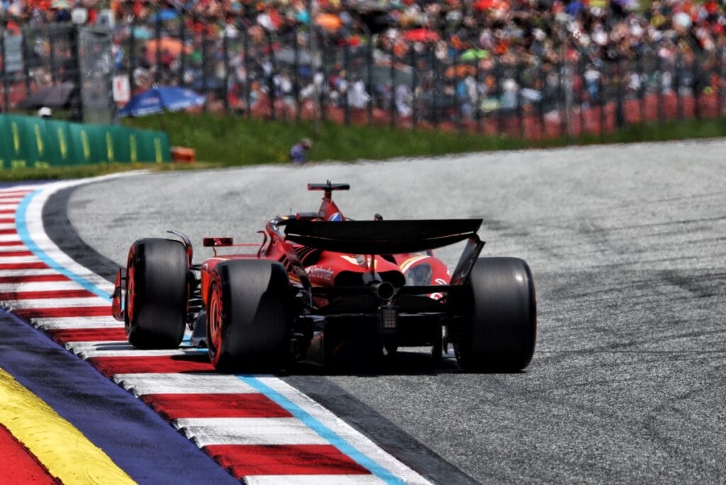 Charles Leclerc during the Austrian GP Sprint