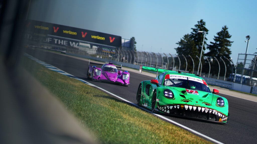 AO Racing run Spike the Dragon in the LMP2 class and Rexy the Dinosaur in GTD Pro