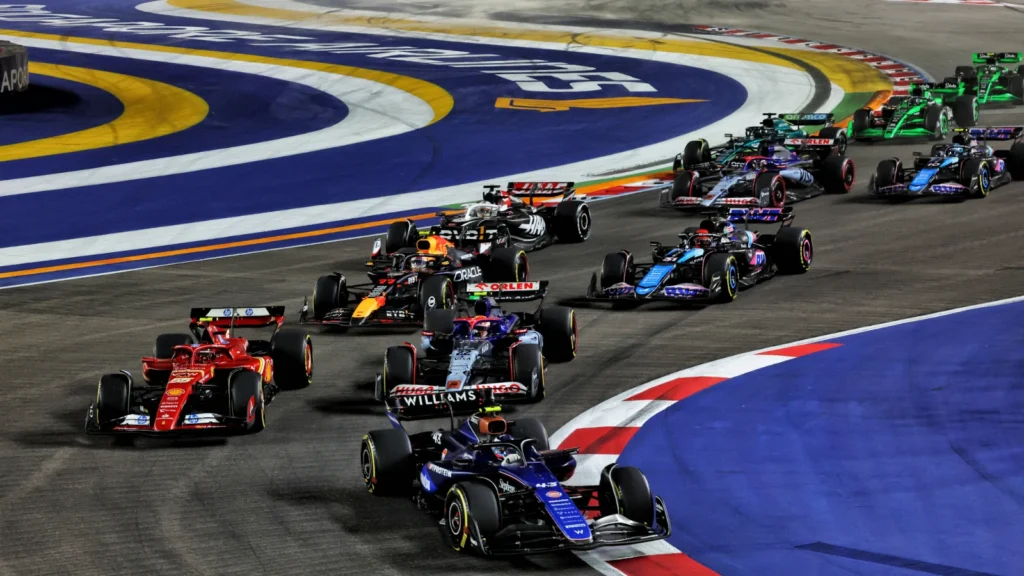 Carlos Sainz and Alex Albon critiqued Franco Colapinto for his Lap 1 overtake in Singapore