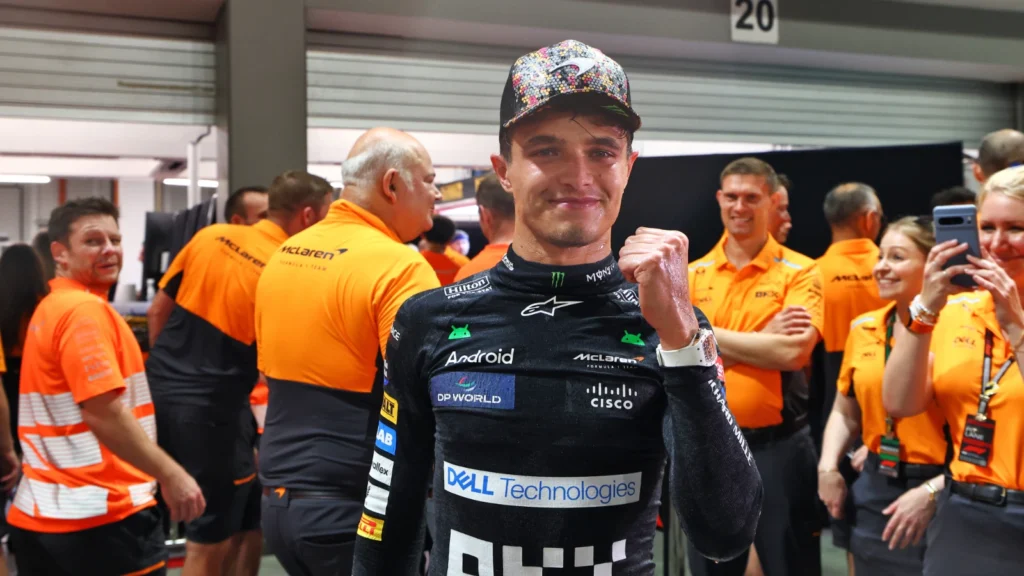 Lando Norris admitted to pushing over the limit en route to victory in the Singapore GP