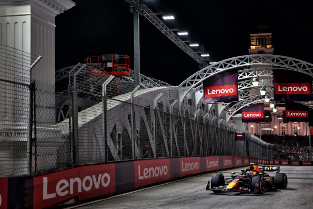 Sergio Perez felt his Red Bull was 'all over the place' in Singapore GP practice