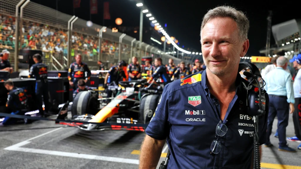 Christian Horner has said 'paranoia' has driven the FIA to clampdown on the Red Bull RB20 front bib adjuster