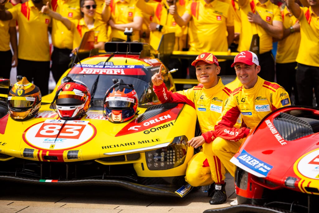 Yifei Ye and Robert Kubica competed at their first Le Mans together since their 2021 event debut