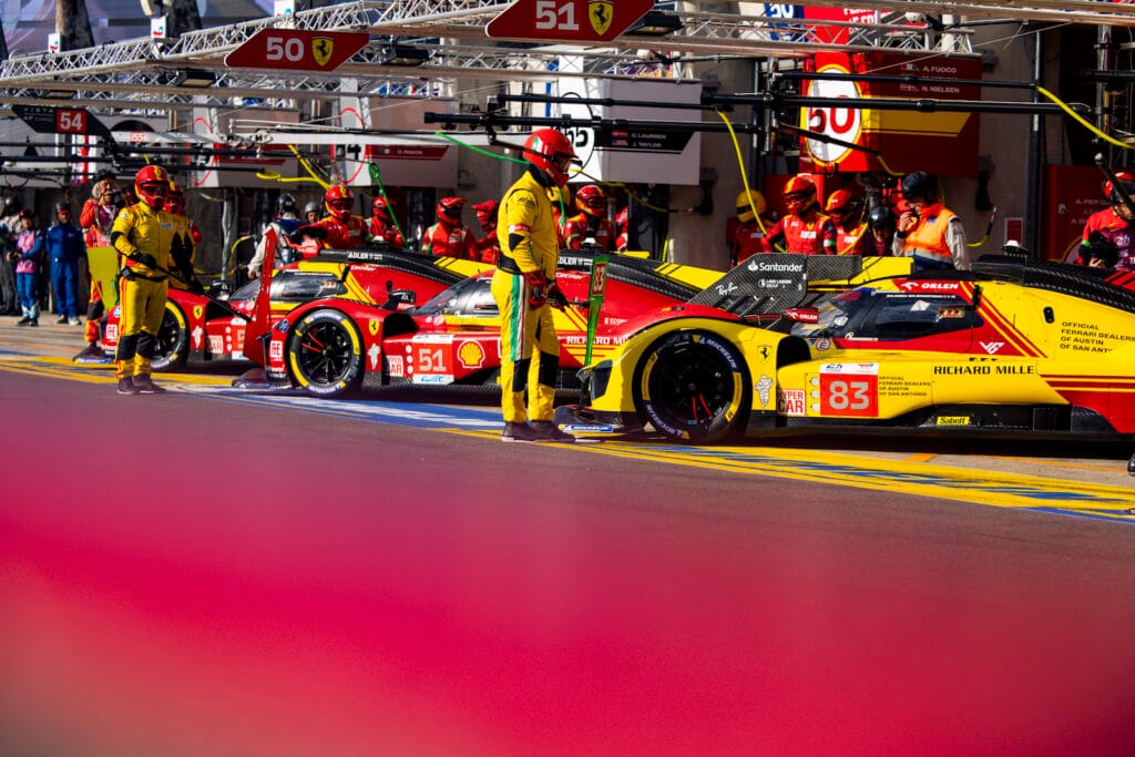 There are three Ferrari 499P Hypercars in the World Endurance Championship