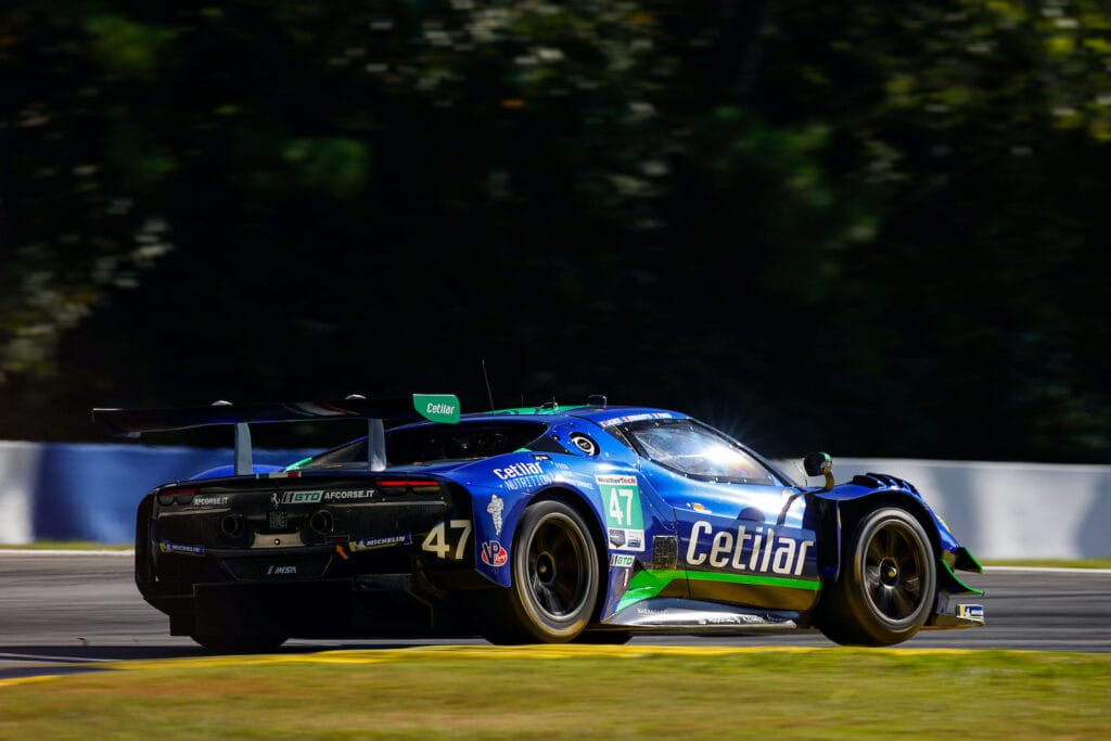 Cetilar Racing were one of those who held lead in the GTD class