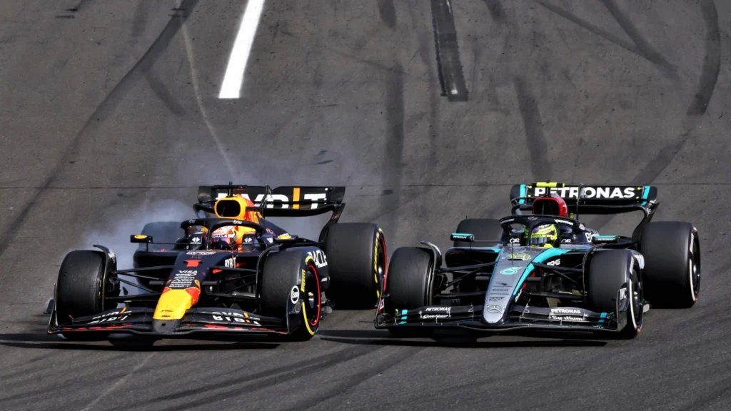 Lewis Hamilton argues F1's rules have favoured Max Verstappen