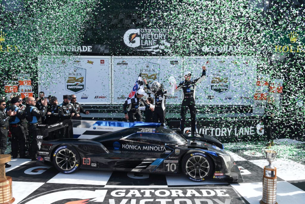 Wayne Taylor Racing won the 2019 and 2020 editions of the Daytona 24 Hours in a Cadillac DPi-V.R.