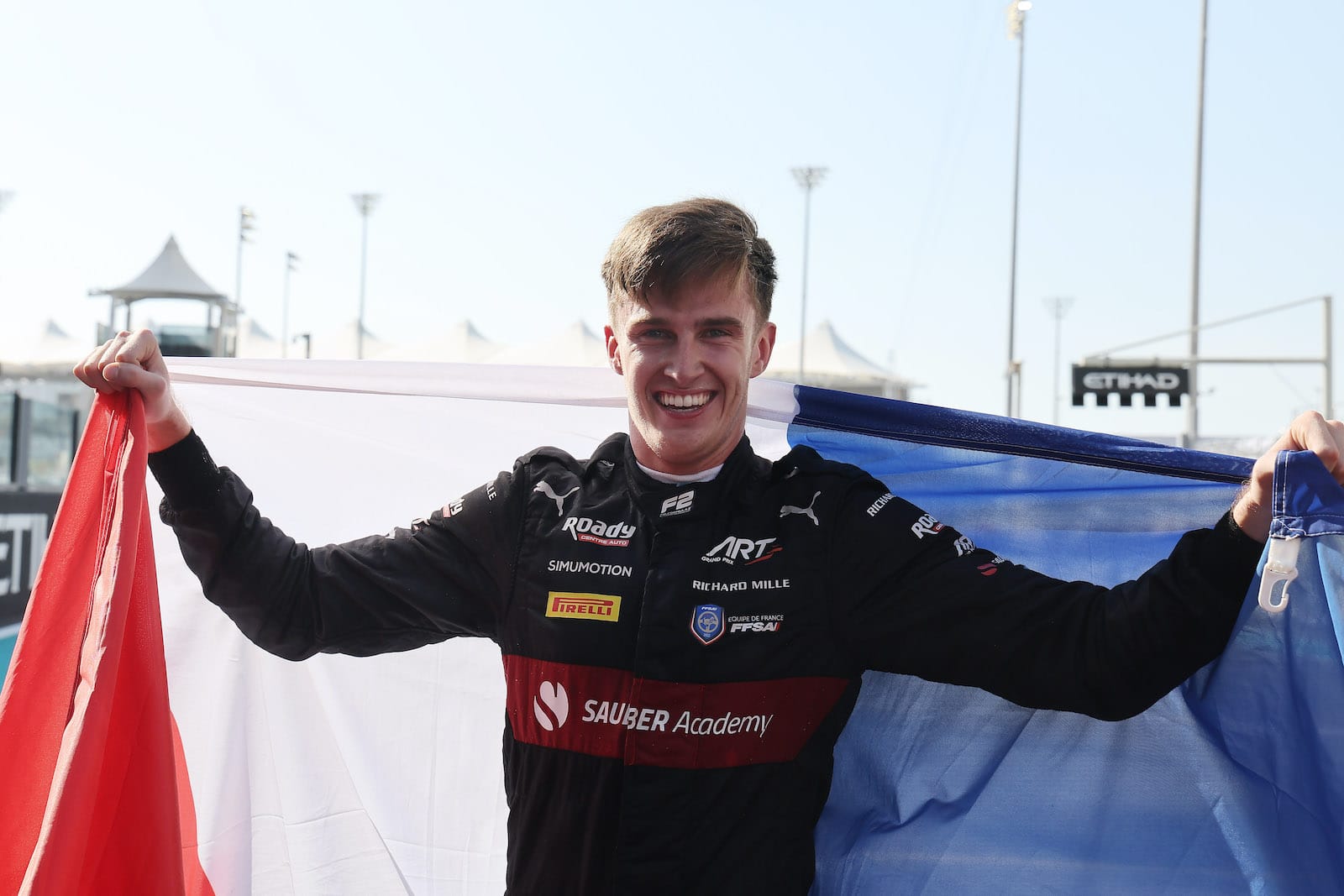 Theo Pourchaire won the 2023 F2 championship for ART Grand Prix