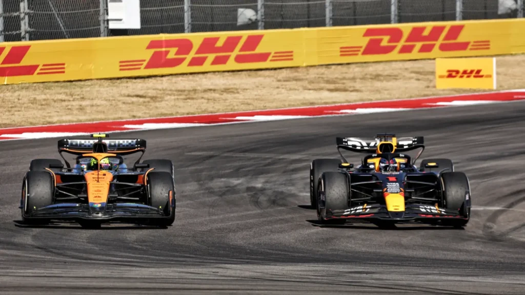 Max Verstappen Lando Norris USGP