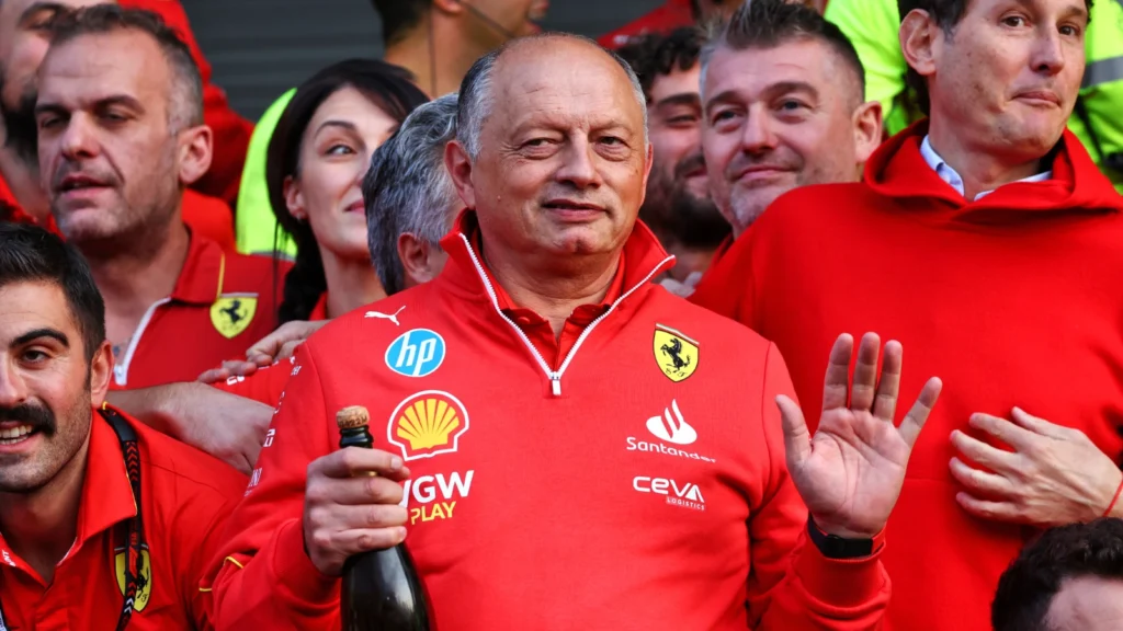 Charles Leclerc has praised Fred Vasseur for transforming Ferrari into a contender