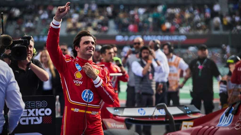 Carlos Sainz, Mexico City GP Parc Ferme