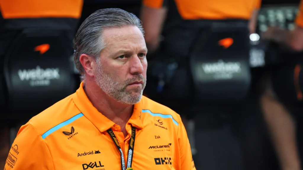 Zak Brown isn't concerned about McLaren having to modify its rear wing