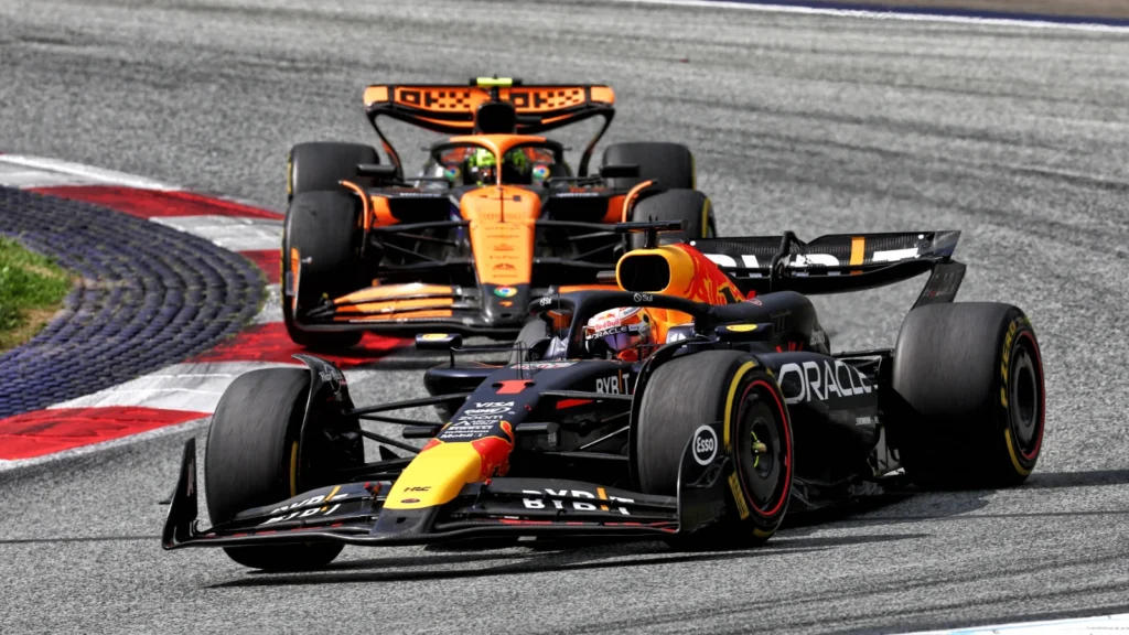 Lando Norris Max Verstappen Austria