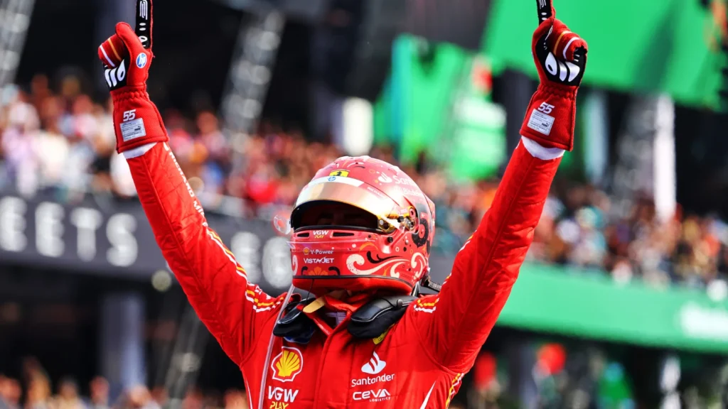 Carlos Sainz won the Mexico City GP