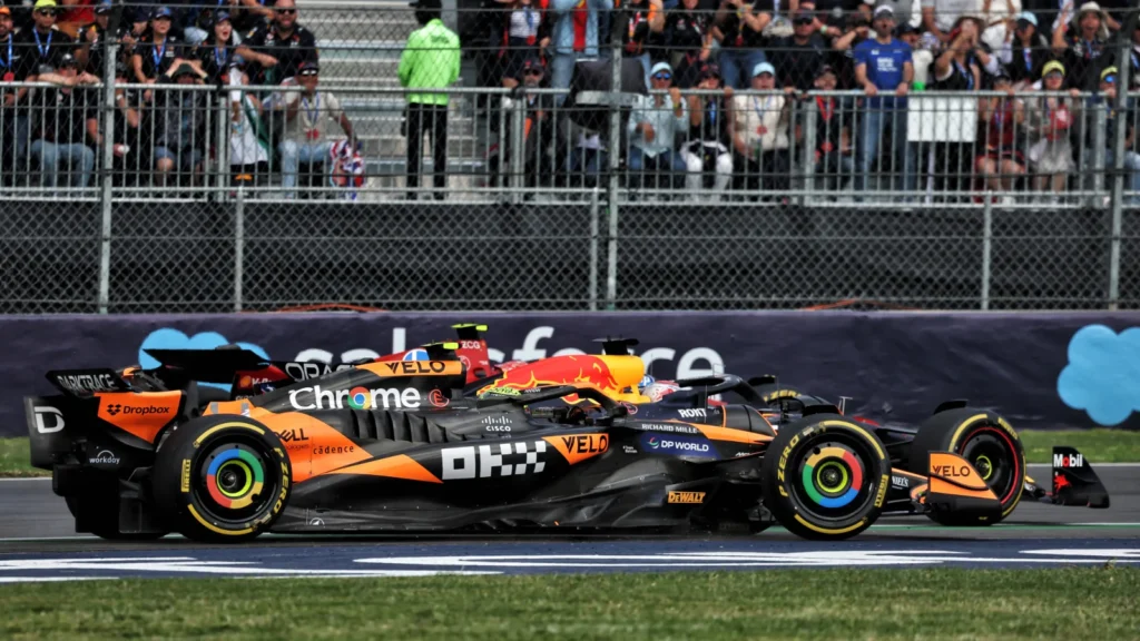 Lando Norris and Max Verstappen clashed again in the Mexico City GP