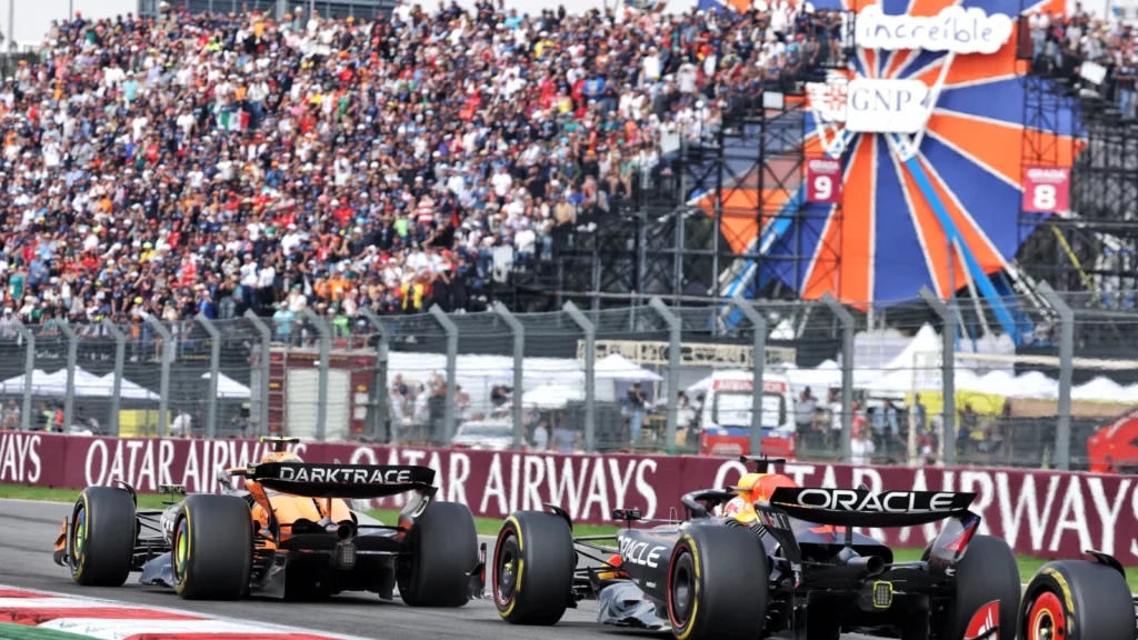 Max Verstappen was penalised over two clashes with Lando Norris in Mexico