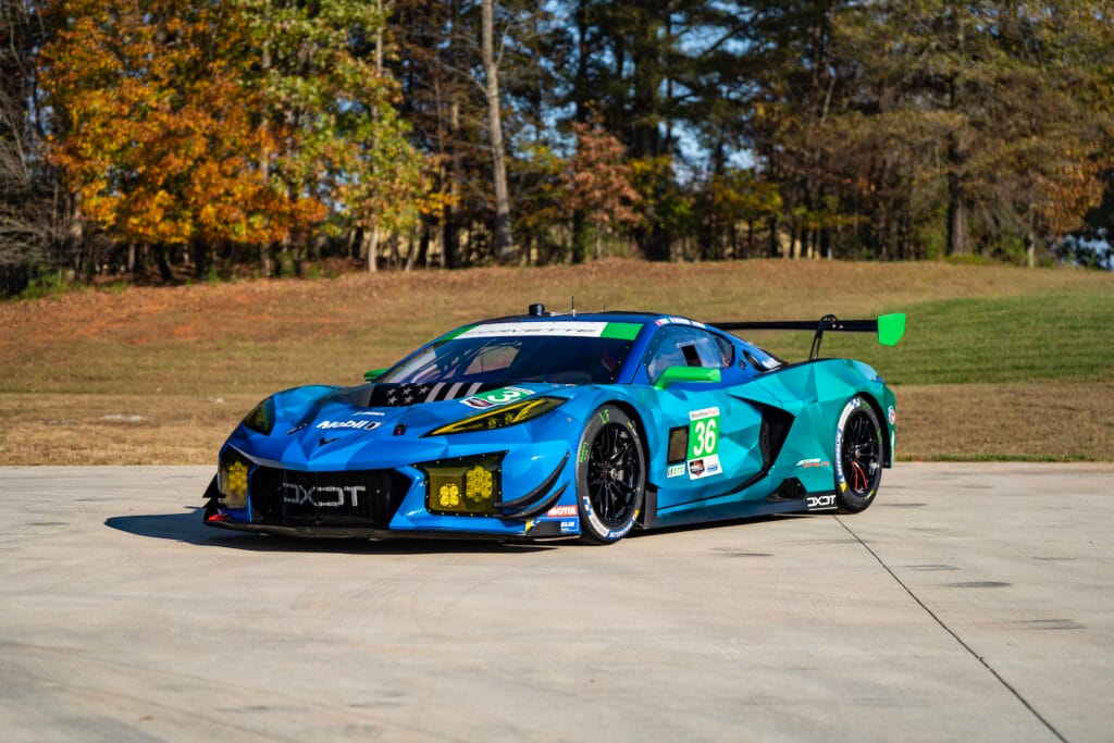 The #36 Corvette Z06 GT3.R will compete in the GTD category for the 2025 IMSA season