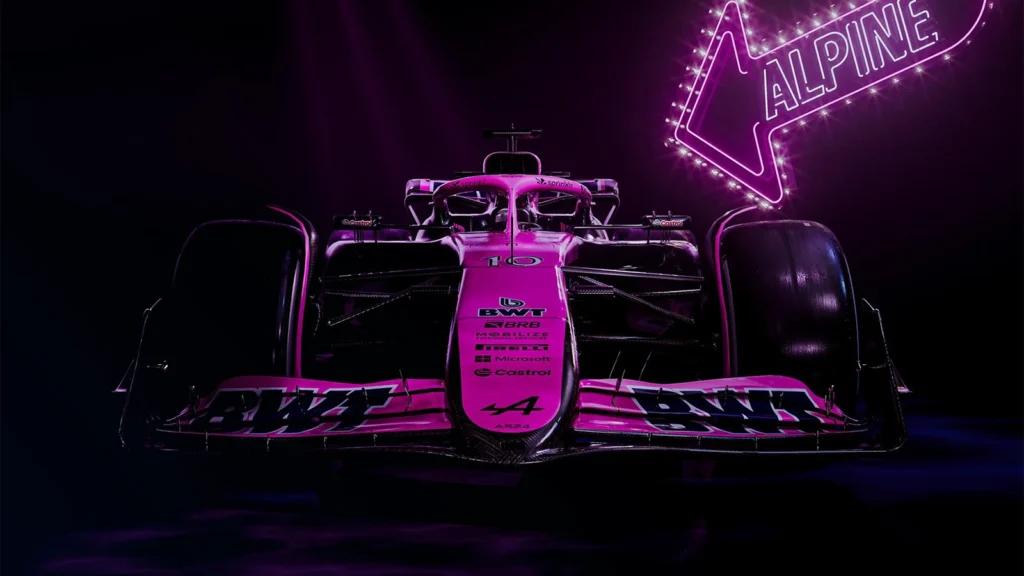 The all-pink Alpine design will be present for the final three races of the 2024 F1 season