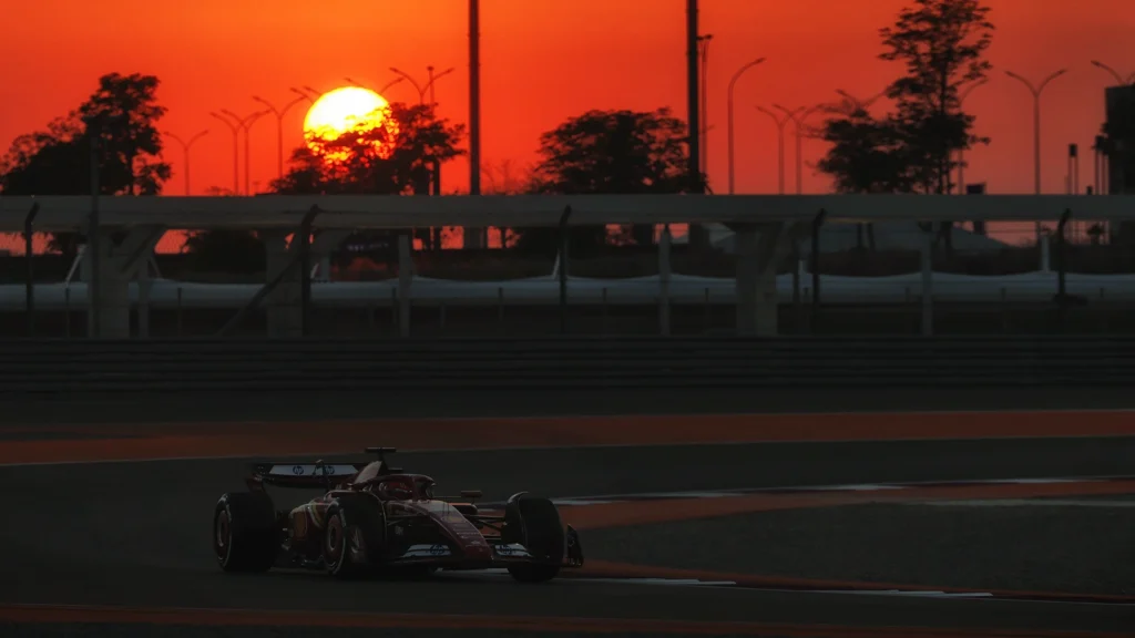 Charles Leclerc set the pace in practice at the F1 Qatar GP