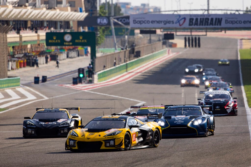 Tom Van Rumpuy drove a sterling opening stint for TF Sport's #81 Corvette Z06 LMGT3.R