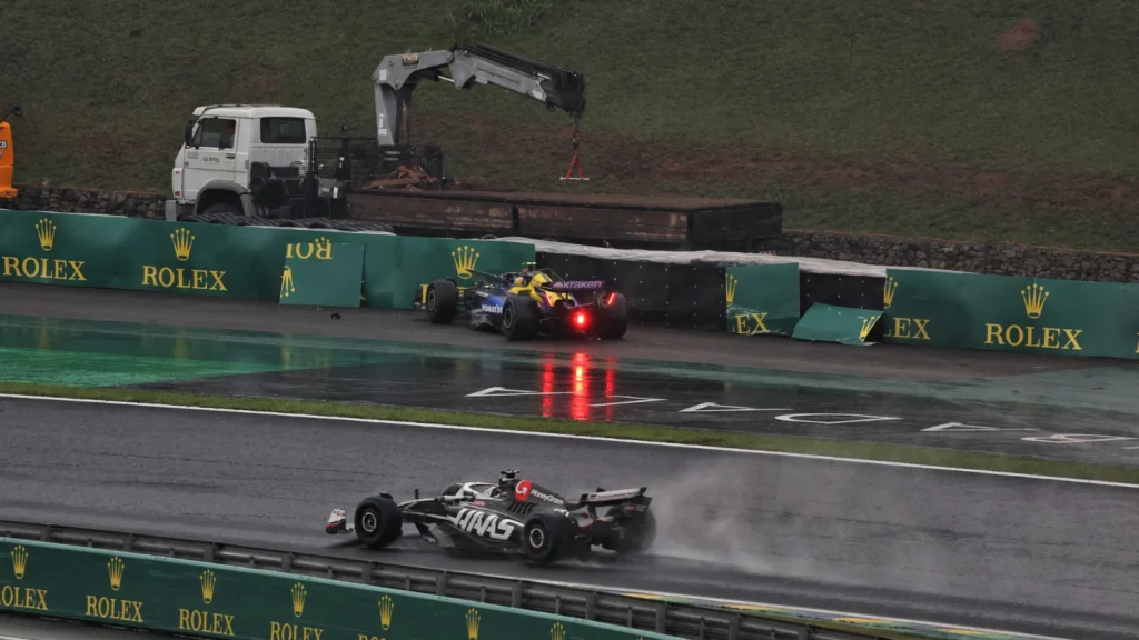 Franco Colapinto also crashed out of qualifying