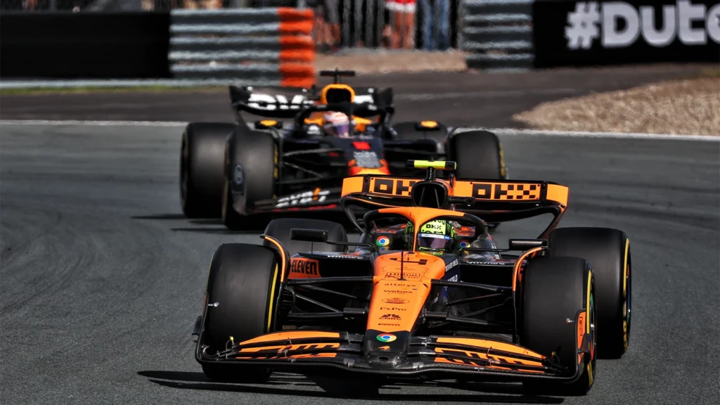 Lando Norris rubbished claims Max Verstappen would have had an easier title run with McLaren