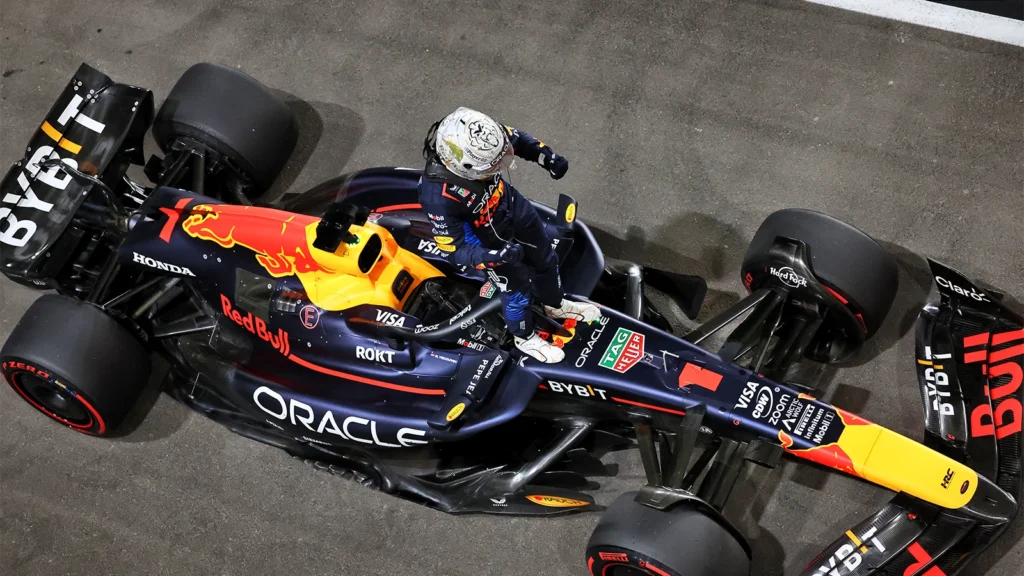 Max Verstappen pipped George Russell to pole position in Qatar