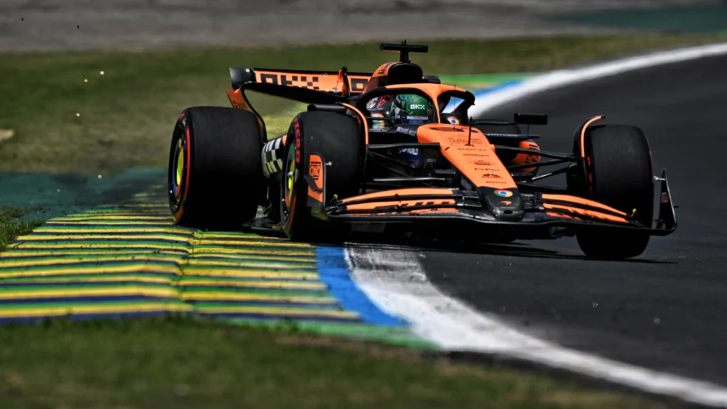 Oscar Piastri snatched Sprint pole in Brazil from McLaren team-mate Lando Norris