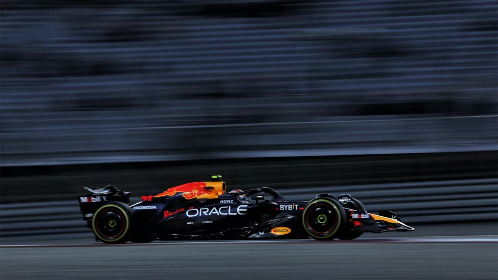 Sergio Perez went out in SQ1 at Qatar