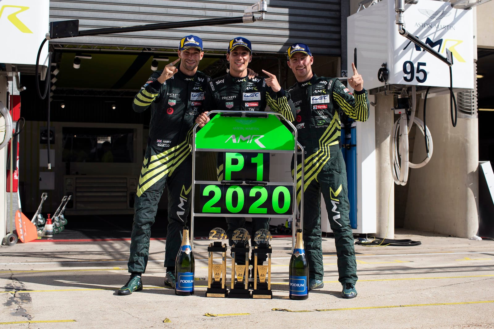 Harry Tinckell won the 2020 24 Hours of Le Mans with Aston Martin in the GTE Pro category