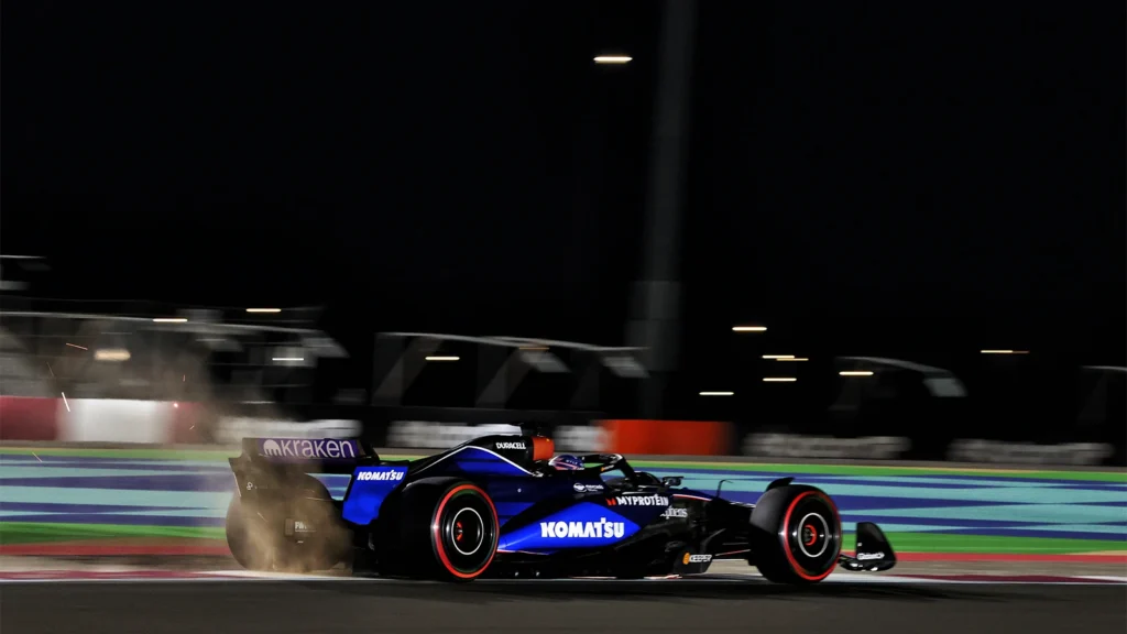 Both Williams went out in Q1 in Qatar