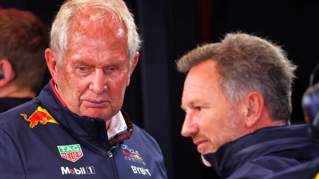 Christian Horner and Helmut Marko, Zandvoort