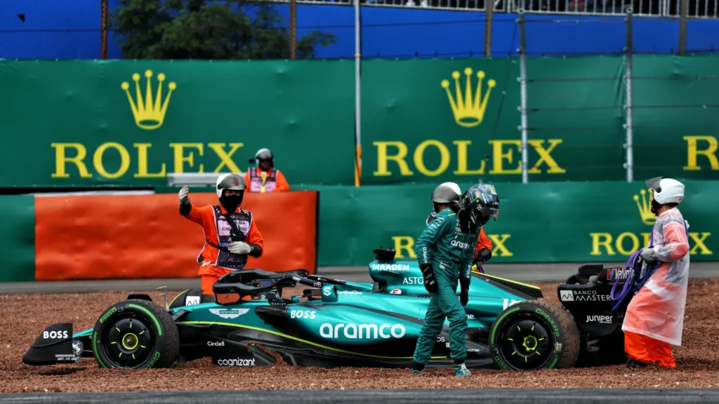 Lance Stroll, Brazil GP Race Day