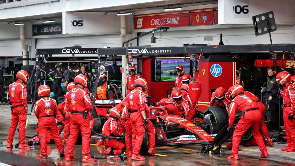 Ferrari made a mistake pitting Charles Leclerc in Brazil on Lap 24