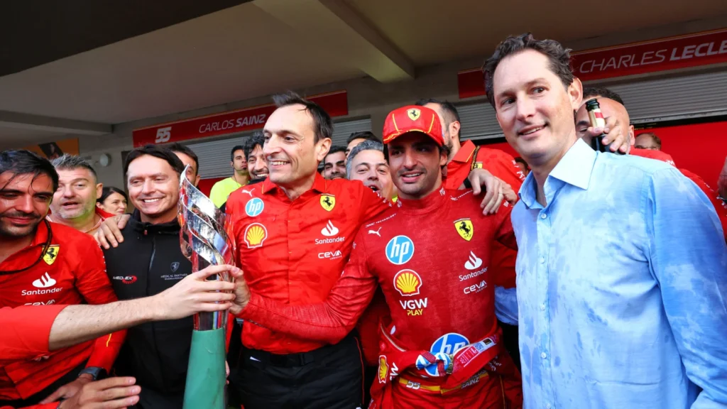 Carlos Sainz has taken two victories in his last campaign with Ferrari in 2024