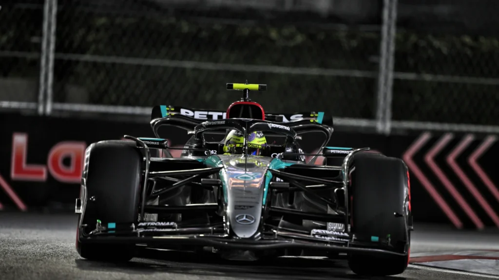 Lewis Hamilton lamented two mistakes costing him a shot at pole position in the Las Vegas GP