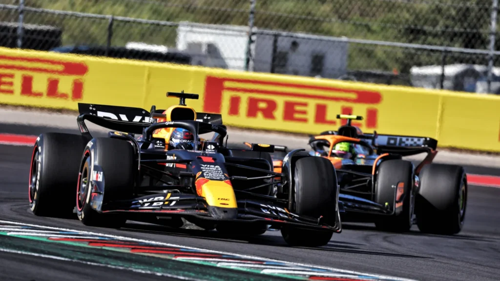 Max Verstappen and Lando Norris have gone wheel-to-wheel several times in 2024