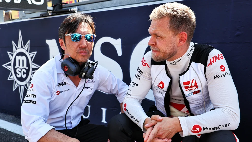 Kevin Magnussen believes Haas is going in the right direction with Ayao Komatsu