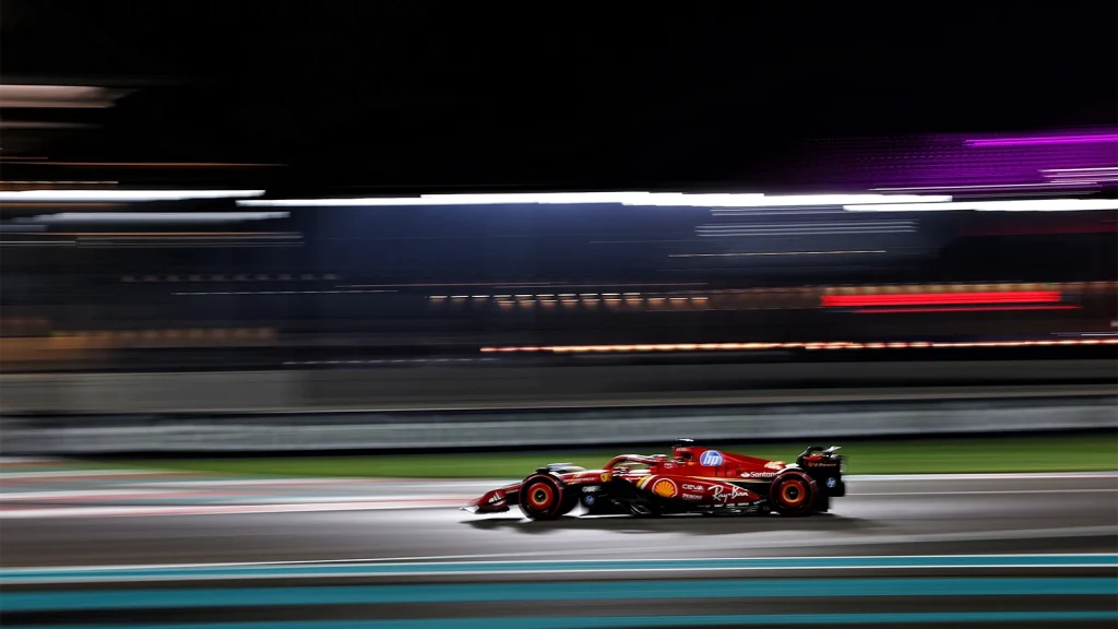 A track limits violation dumped Charles Leclerc out of Q2 in Abu Dhabi