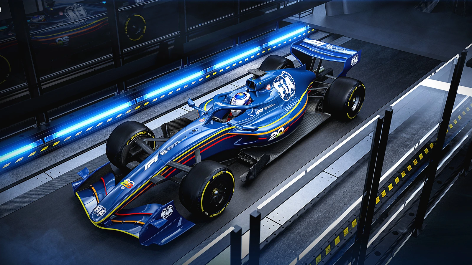 F1 2026 wind tunnel render