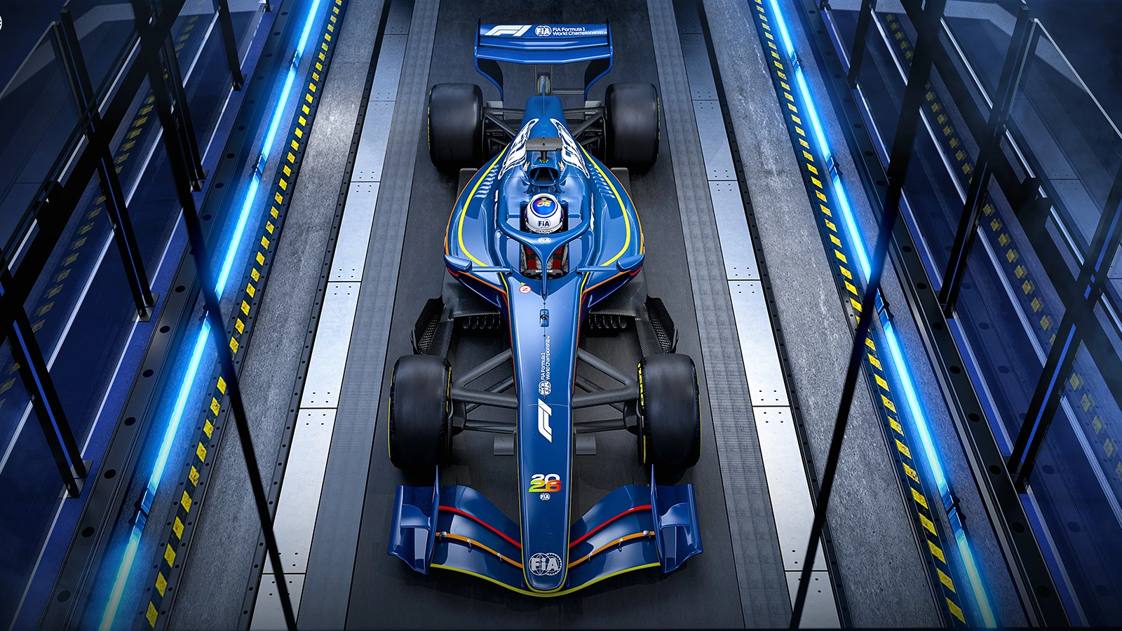 F1 2026 wind tunnel render