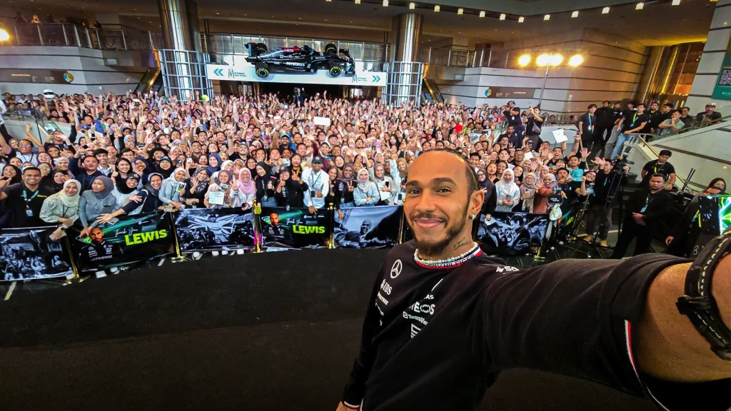 Lewis Hamilton's farewell tour began in Kuala Lumpur with Petronas