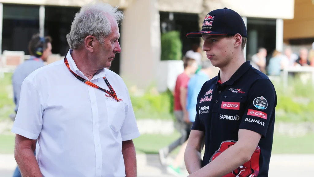 Helmut Marko and Max Verstappen go back a long way