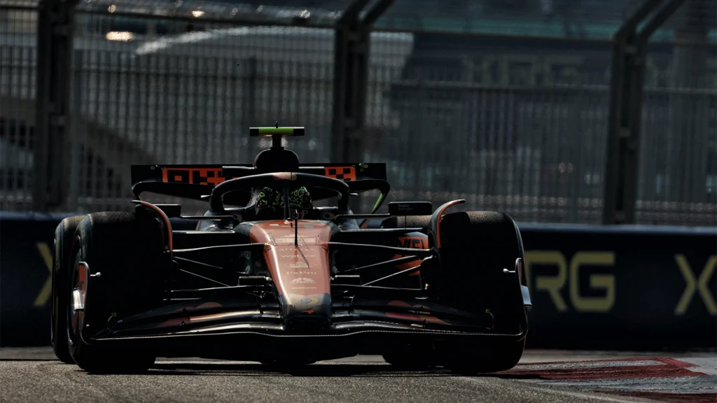 Lando Norris led a McLaren 1-2 in FP2 at Abu Dhabi