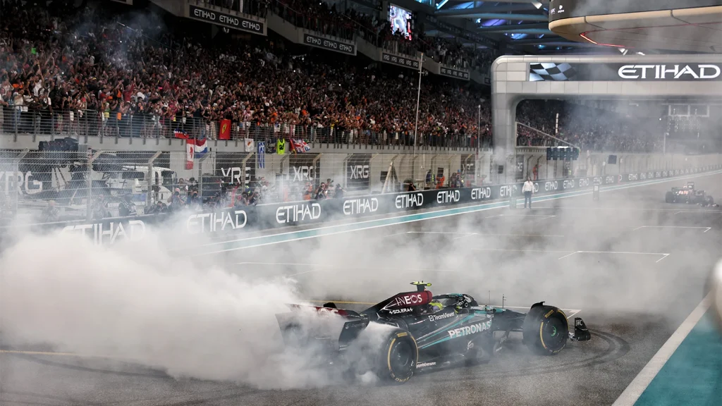 Lewis Hamilton has bid farewell to Mercedes