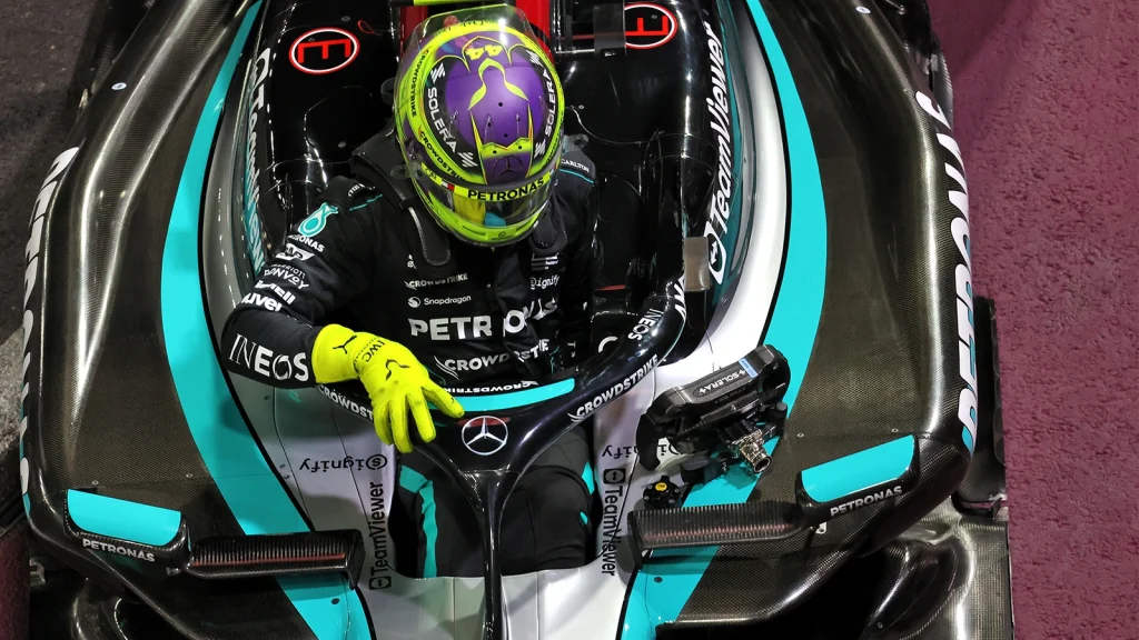 Lewis Hamilton had a turbulent year with the Mercedes W15