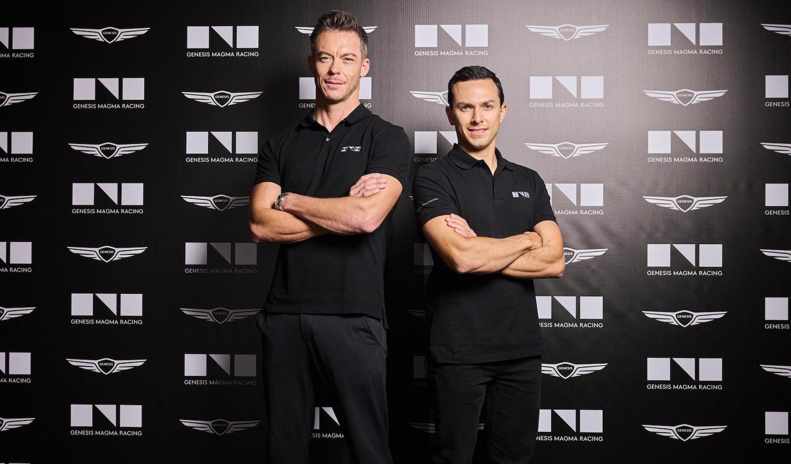 Andre Lotterer (left) and Pipo Derani (right) are the first drivers confirmed for the Genesis Hypercar effort 