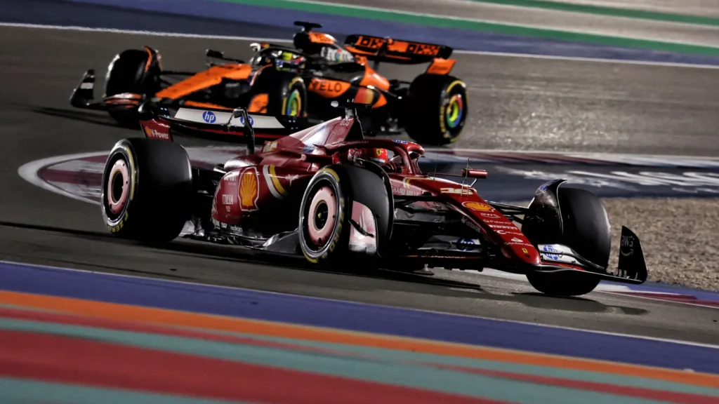 Charles Leclerc, Lando Norris, Qatar GP 