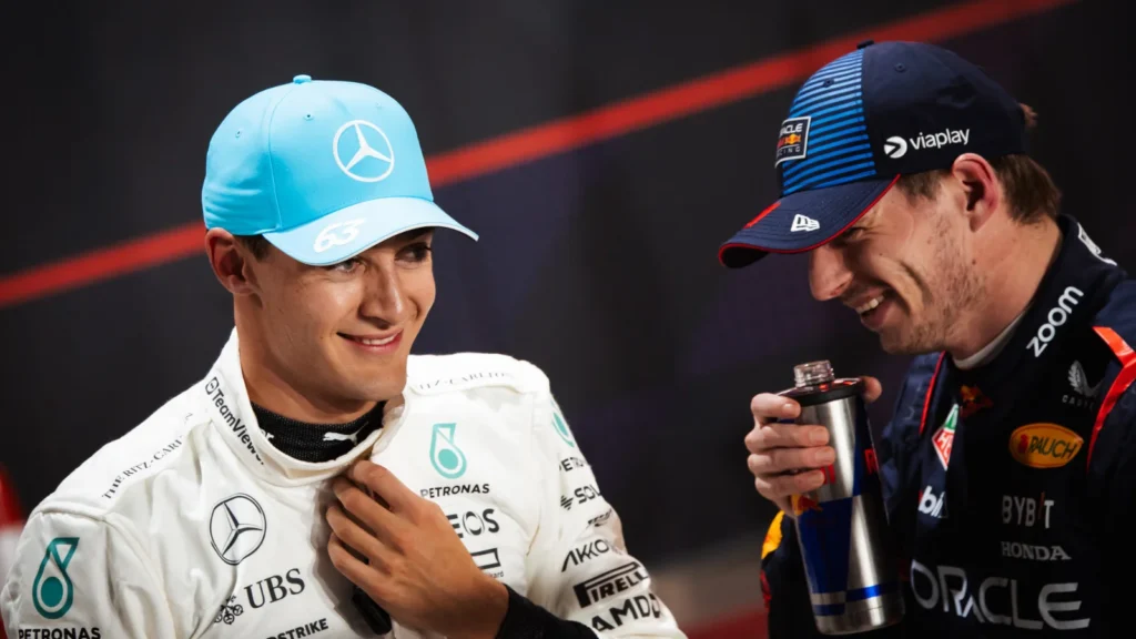 George Russell has hit back at Max Verstappen's comments