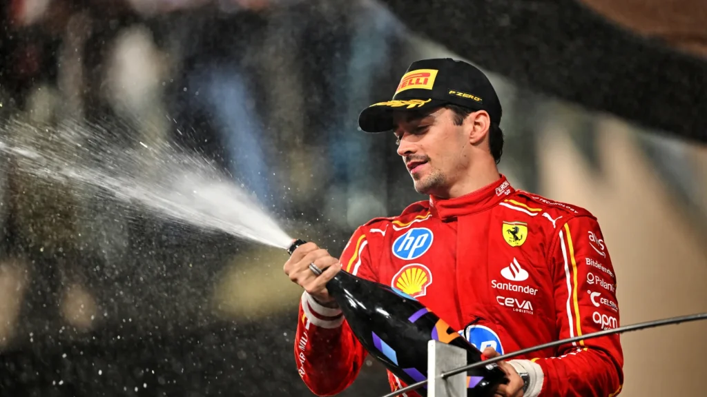 Charles Leclerc recovered to third, but Ferrari couldn't win the title in Abu Dhabi